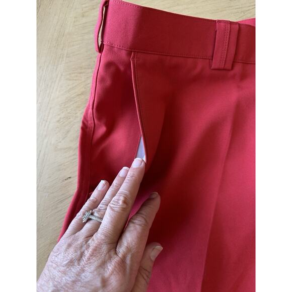 2 PGA Tour Golf Shorts Men’s 36 Red & Blue Stretch VTG Casual Classic Comfort - Picture 13 of 16